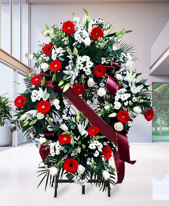 Flores funerarias para Pamplona