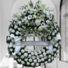 Corona Funeraria Blanca Superior