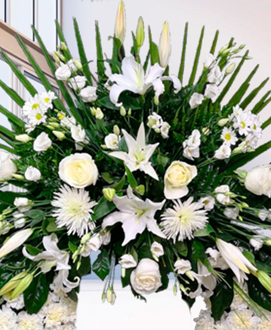 Flores funebres en Pamplona