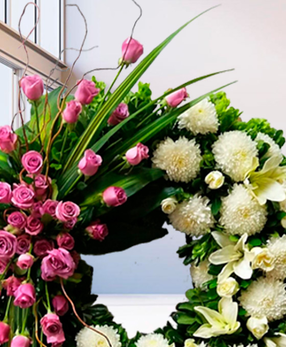Envío de flores funebres para Pamplona