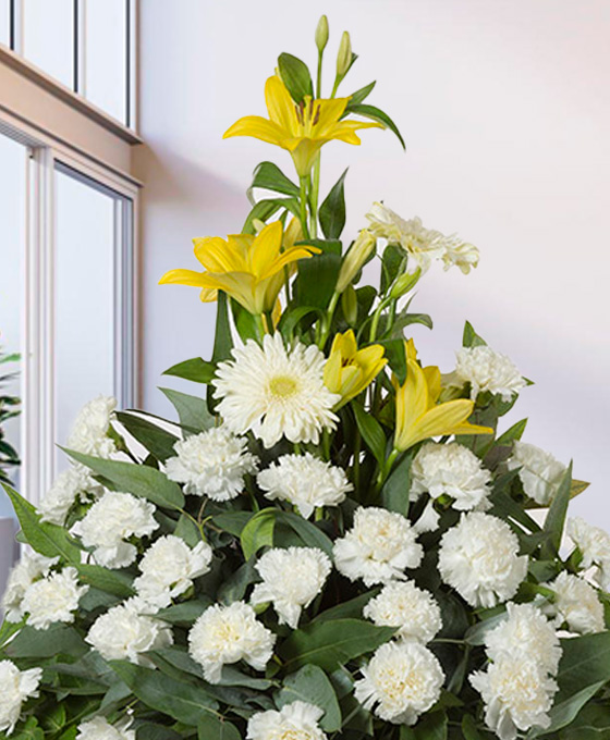 Envío de flores funebres para los tanatorios de Pamplona