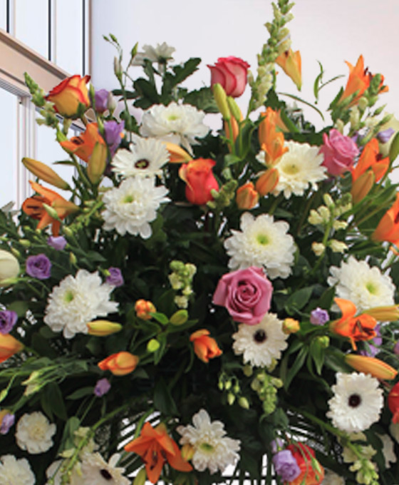 Corona para funeral en pamplona